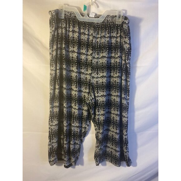 Mayfair Sleep Lounge PJ Pajama Pants Elastic Waist Crop Womens Plus Size 2X - Picture 1 of 3